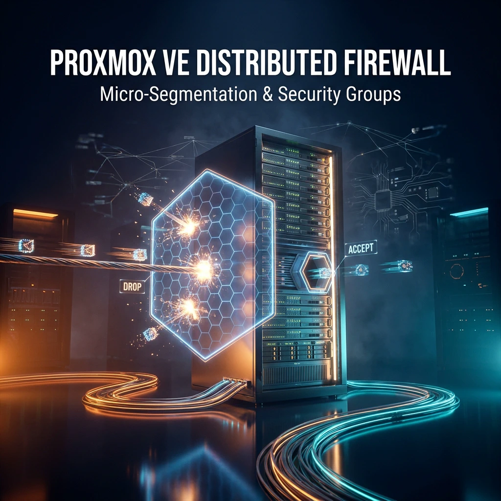 Proxmox VE Firewall: คู่มือตั้งค่า Distributed Firewall และ Micro-segmentation